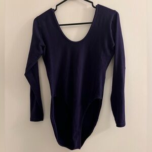 American apparel purple bodysuit